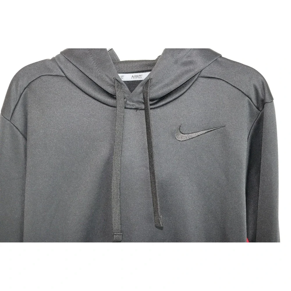 Nike‎ Therma Fit Black Hoodie Men's Size S Athletic Pullover Sportswear